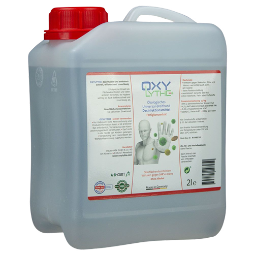OXYLYTHE+ Kanister 2l 45er Gewinde für Tücherspendereimer – Hygene